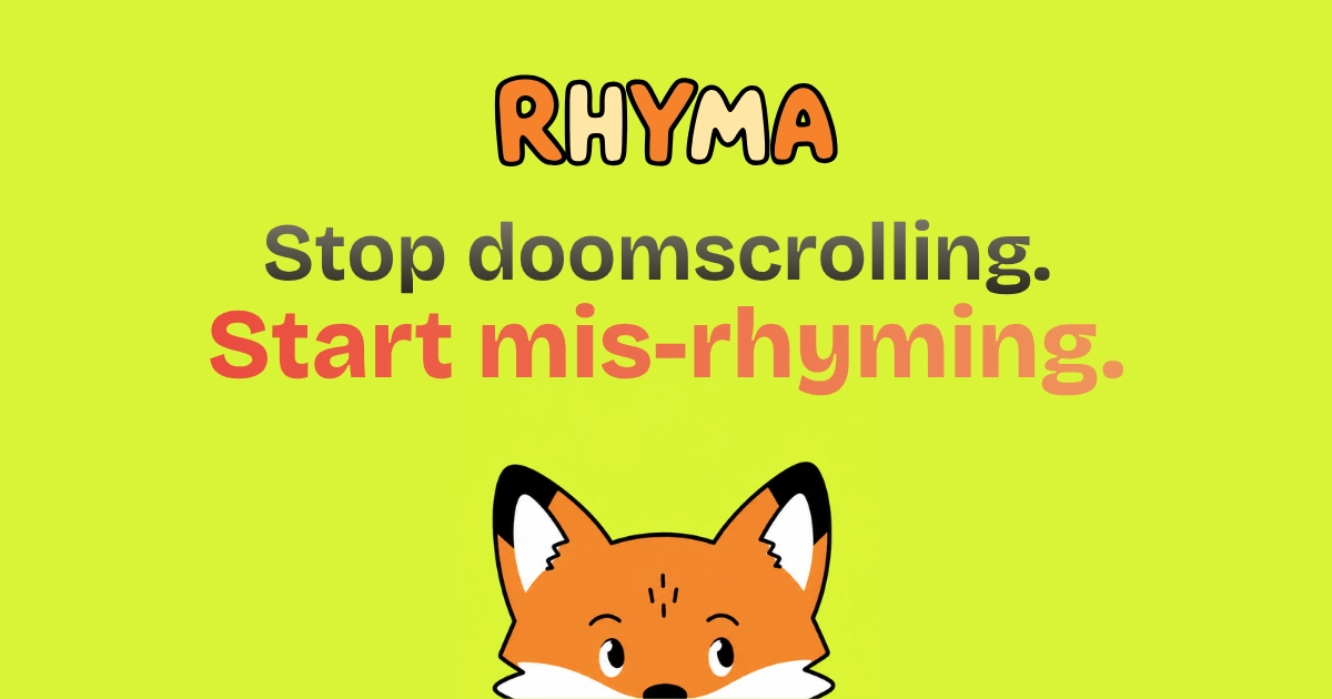 RHYMA: Social Poetry Game screenshot 1